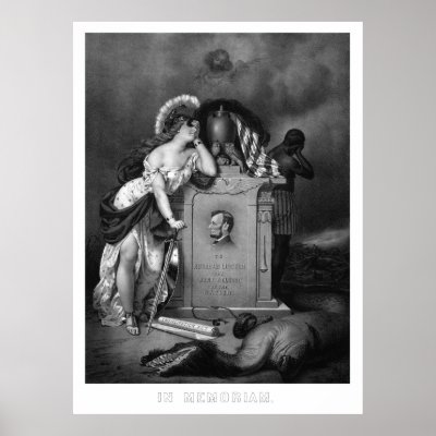 Abraham Lincoln -- In Memoriam Print by parrow1978