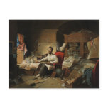 Abraham Lincoln in socks and slipper Post Card
