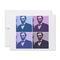 Abraham Lincoln invitations by Incatneato Abraham Lincoln invitations