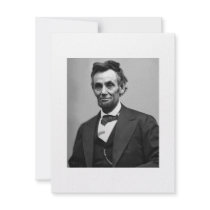 Abraham Lincoln Custom Announcement