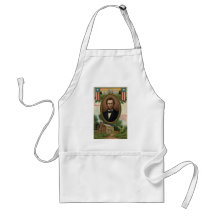 Abraham Lincoln & Log Cabin in Kentucky Apron