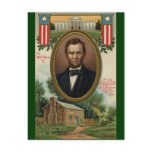 Abraham Lincoln &amp; Log Cabin in Kentucky Postcard