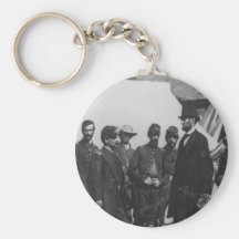 Abraham Lincoln on Battlefield at Antietam Key Chains