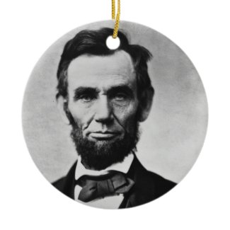 Abraham Lincoln Christmas Tree Ornament