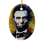 Abraham Lincoln Christmas Tree Ornaments