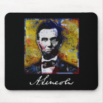 Abraham Lincoln - Painting mousepads by spacedust Abraham Lincoln - Painting mousepads