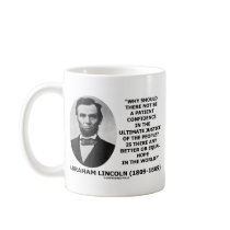 Abraham Lincoln Patient Confidence Justice Quote Coffee Mug