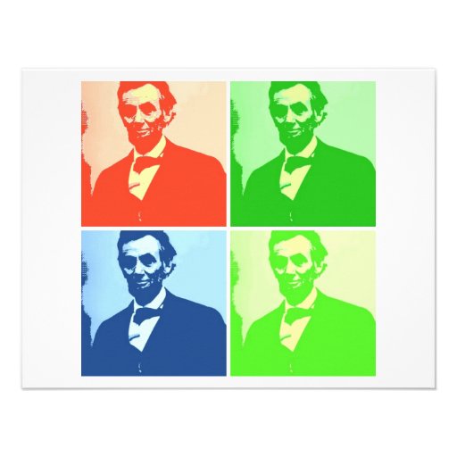Abraham Lincoln Personalized Announcement