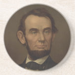 Abraham Lincoln Picture on Unique Coasters