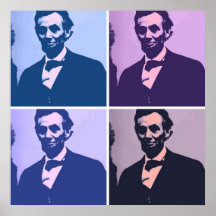 Abraham Lincoln Pop Art Posters