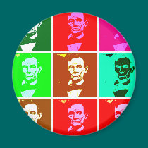 Abraham Lincoln Pop Art T-shirts, Sweats magnets