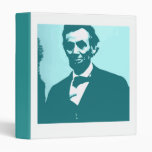Abraham Lincoln Pop Art Vinyl Binders