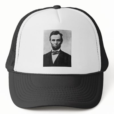 Abraham Lincoln Portrait by Alexander Gardner Trucker Hat by allphotos