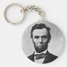Abraham Lincoln Portrait by Alexander Gardner Keychain