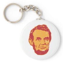 Abraham Lincoln Portrait Keychain