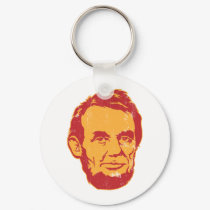Abraham Lincoln Portrait Keychain