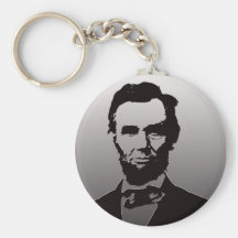 Abraham Lincoln Portrait Keychains