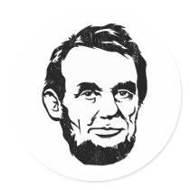 Abraham Lincoln Portrait Sticker