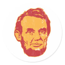 Abraham Lincoln Portrait Sticker