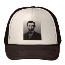 Abraham Lincoln Portrait Trucker Hat