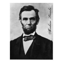 ABRAHAM LINCOLN POST CARD