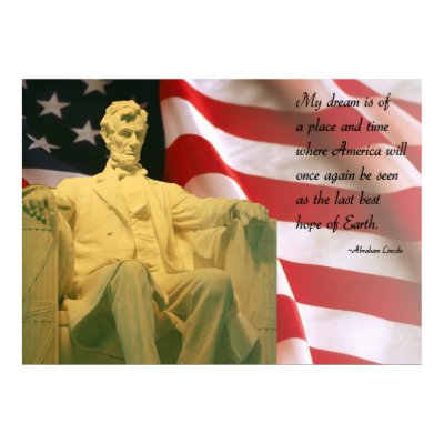 Abraham Lincoln poster by photoinspiration
