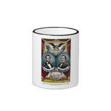 Abraham Lincoln Presidential Campaign 1864 Mugs