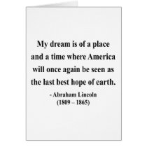 Abraham Lincoln Quote 10a Greeting Cards