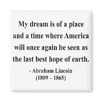 Abraham Lincoln Quote 10a magnets