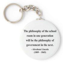 Abraham Lincoln Quote 11a Key Chain