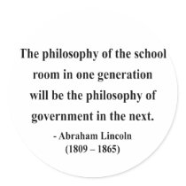 Abraham Lincoln Quote 11a Stickers