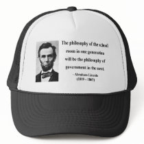 Abraham Lincoln Quote 11b Mesh Hats