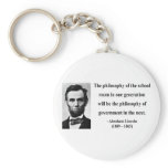 Abraham Lincoln Quote 11b Key Chain