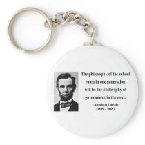 Abraham Lincoln Quote 11b Key Chain