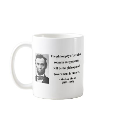 Abraham Lincoln Quote 11b Coffee Mug by brainburst