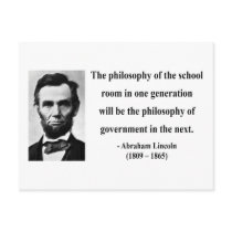 Abraham Lincoln Quote 11b Post Card
