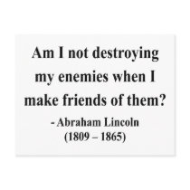 Abraham Lincoln Quote 12a Post Cards