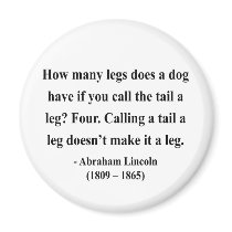 Abraham Lincoln Quote 13a Fridge Magnets