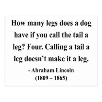 Abraham Lincoln Quote 13a postcards