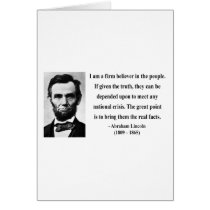 Abraham Lincoln Quote 14b Card