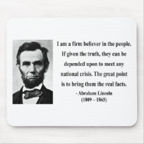 Abraham Lincoln Quote 14b Mousepads