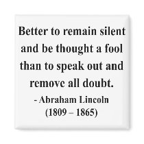 Abraham Lincoln Quote 15a Magnet