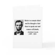 Abraham Lincoln Quote 15b Greeting Card