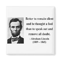 Abraham Lincoln Quote 15b Magnet