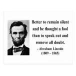 Abraham Lincoln Quote 15b Post Cards