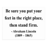 Abraham Lincoln Quote 16a Postcards