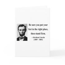 Abraham Lincoln Quote 16b Card