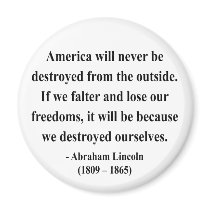 Abraham Lincoln Quote 1a Refrigerator Magnet