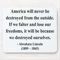 Abraham Lincoln Quote 1a Mousepad