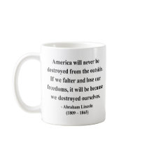 Abraham Lincoln Quote 1a Mugs